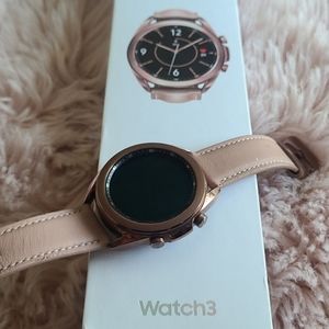 Samsung - Galaxy Watch3 Smartwatch 41mm Stainless BT - Mystic Bronze